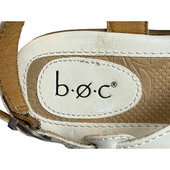 b.o.c. Born Concept White Strappy Woven Cage Sandals C6430101 Womens 7M - Picture 7 of 9